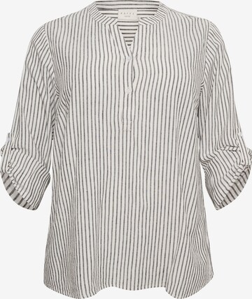 KAFFE CURVE Bluzka 'Mille' w kolorze biały: przód