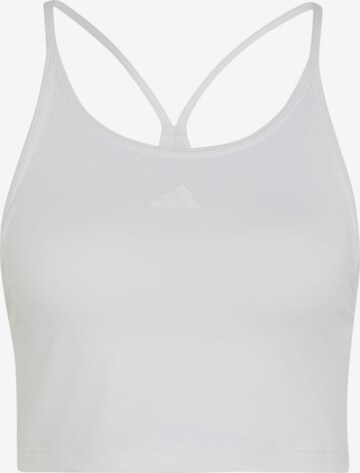 ADIDAS PERFORMANCE Sportsoverdel i hvid: forside