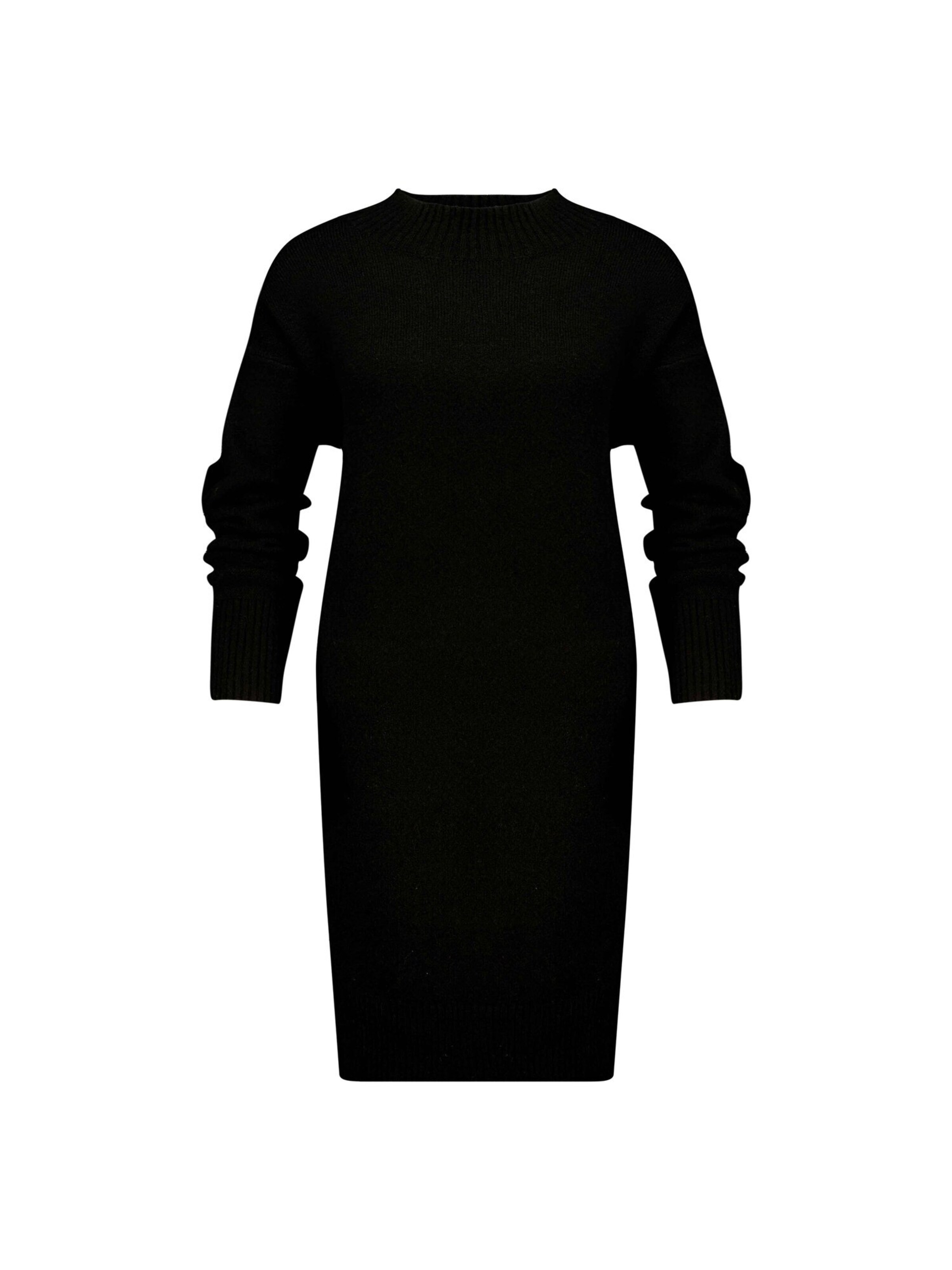 Deeluxe Kleid 'Valou' in Schwarz: Vorderseite