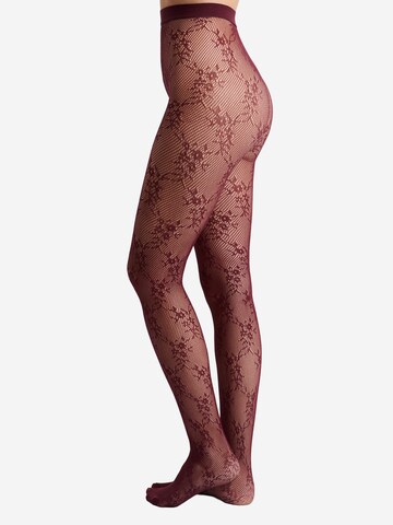 ETAM Tights in Red: front