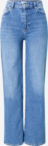 Warehouse Wide leg Jeans in Blauw: voorkant