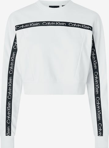 Calvin Klein Sport Athletic Sweatshirt in White: front