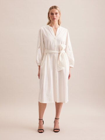 Robe 'Schwarze Rose' SEIDENSTICKER en beige : devant