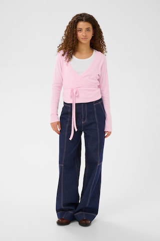 SAINT TROPEZ Gebreid vest in Roze