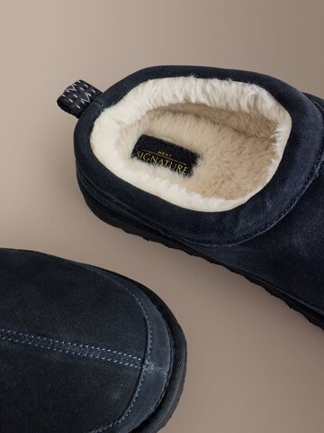 Pantoufle Next en bleu