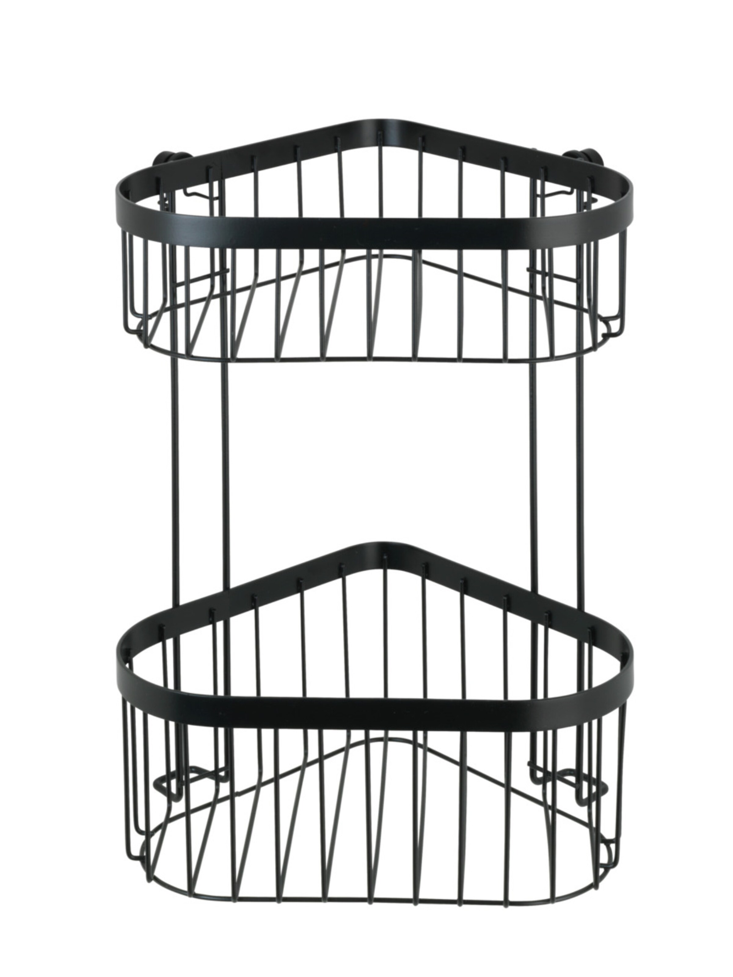 Wenko Shower Accessories 'Classic Plus' in Black: front