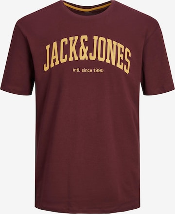 JACK & JONES Μπλουζάκι 'Josh' σε κόκκινο: μπροστά
