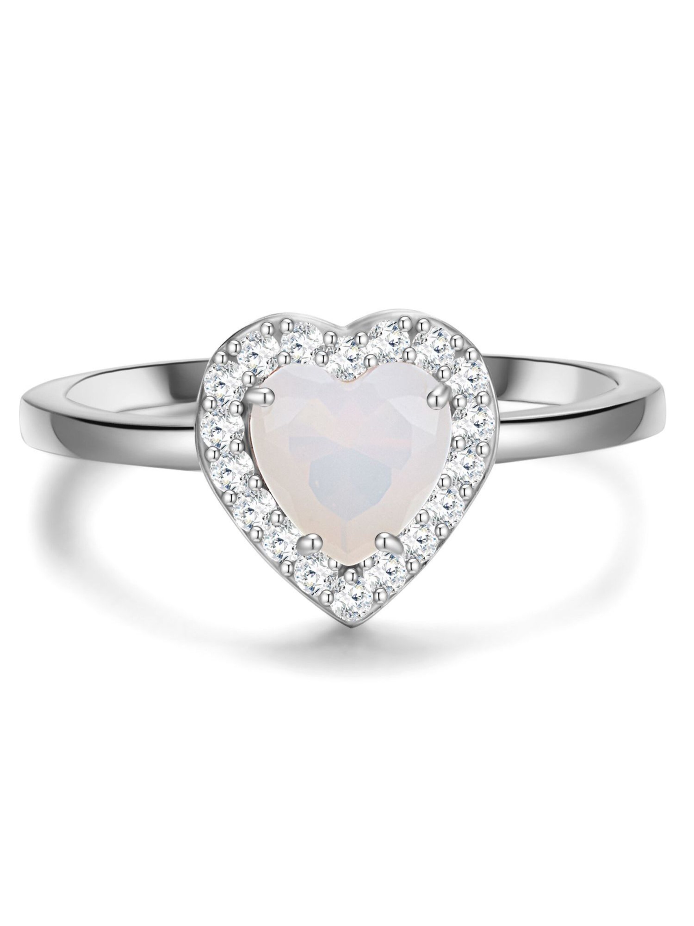 Glanzstücke München Ring in Zilver: voorkant