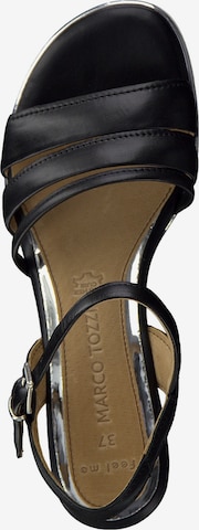 MARCO TOZZI Sandalen met riem in Zwart