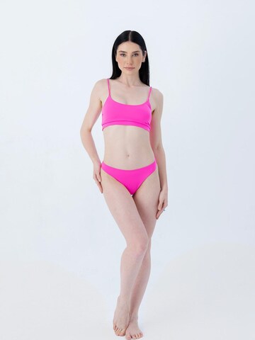 Rockupy Bikini Bottoms 'Cinzia' in Pink: front