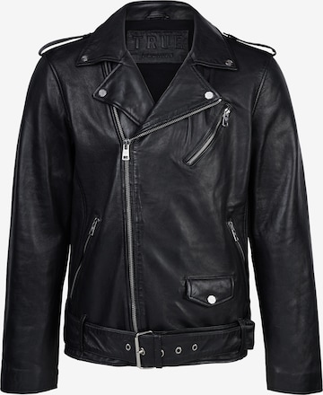 trueprodigy Kurtka przejściowa 'Easton' w kolorze czarny: przód