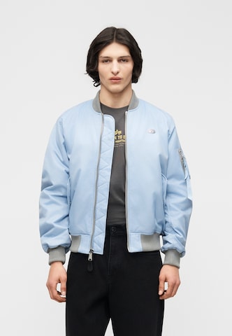 ALPHA INDUSTRIES Демисезонная куртка 'World MA-1' в Синий: спереди