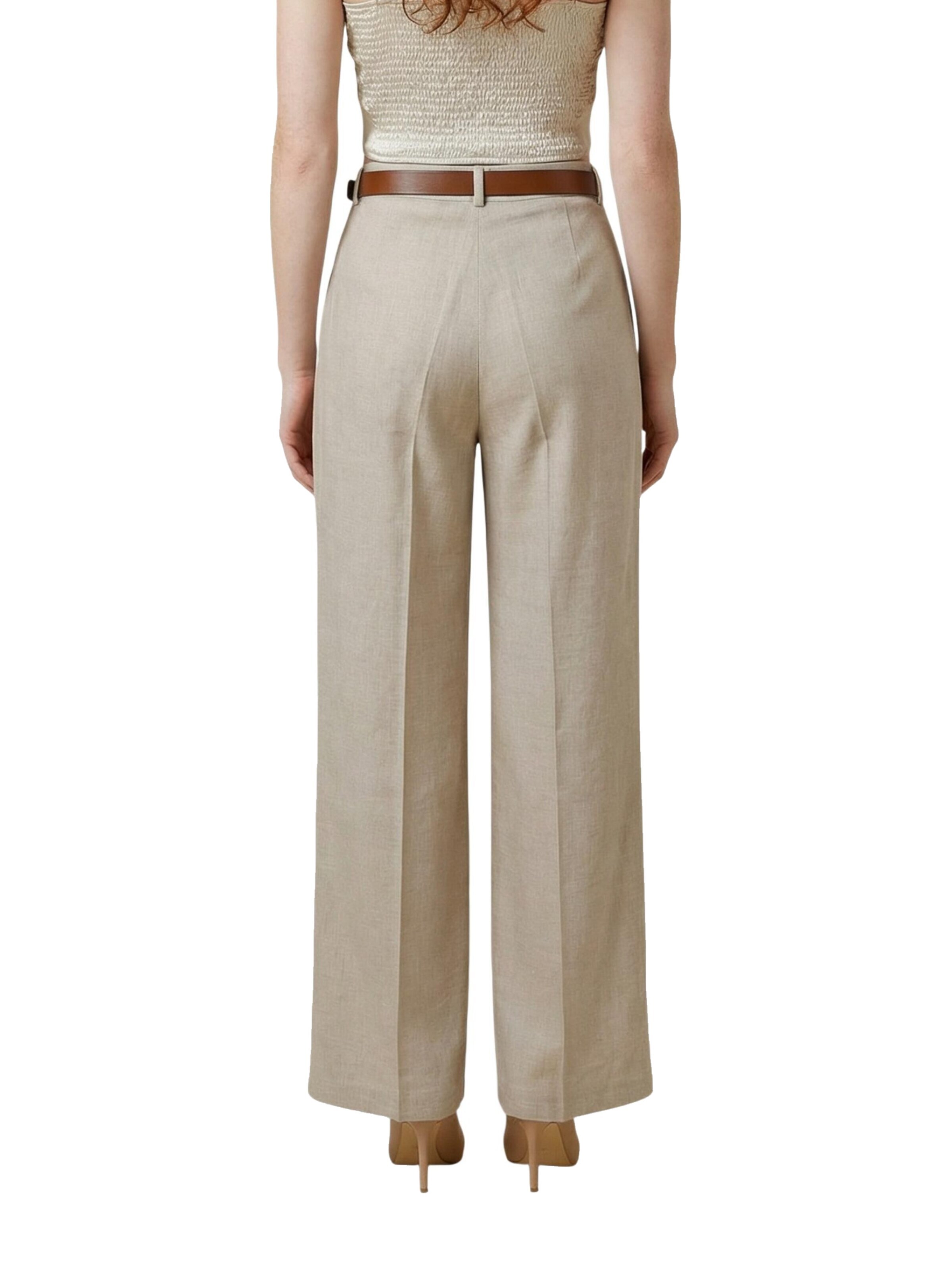 Artigli Trousers in Beige