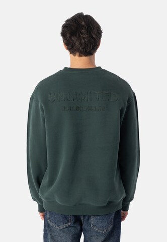 Sweat-shirt 'Lino' Elias Rumelis en bleu : devant