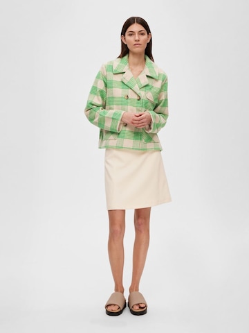 Veste mi-saison 'BLAIR' SELECTED FEMME en vert