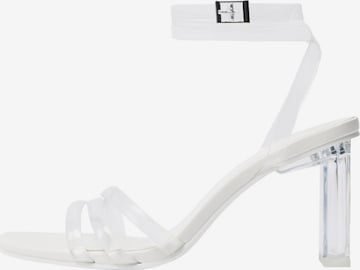 Bershka Sandalen met riem in Transparant