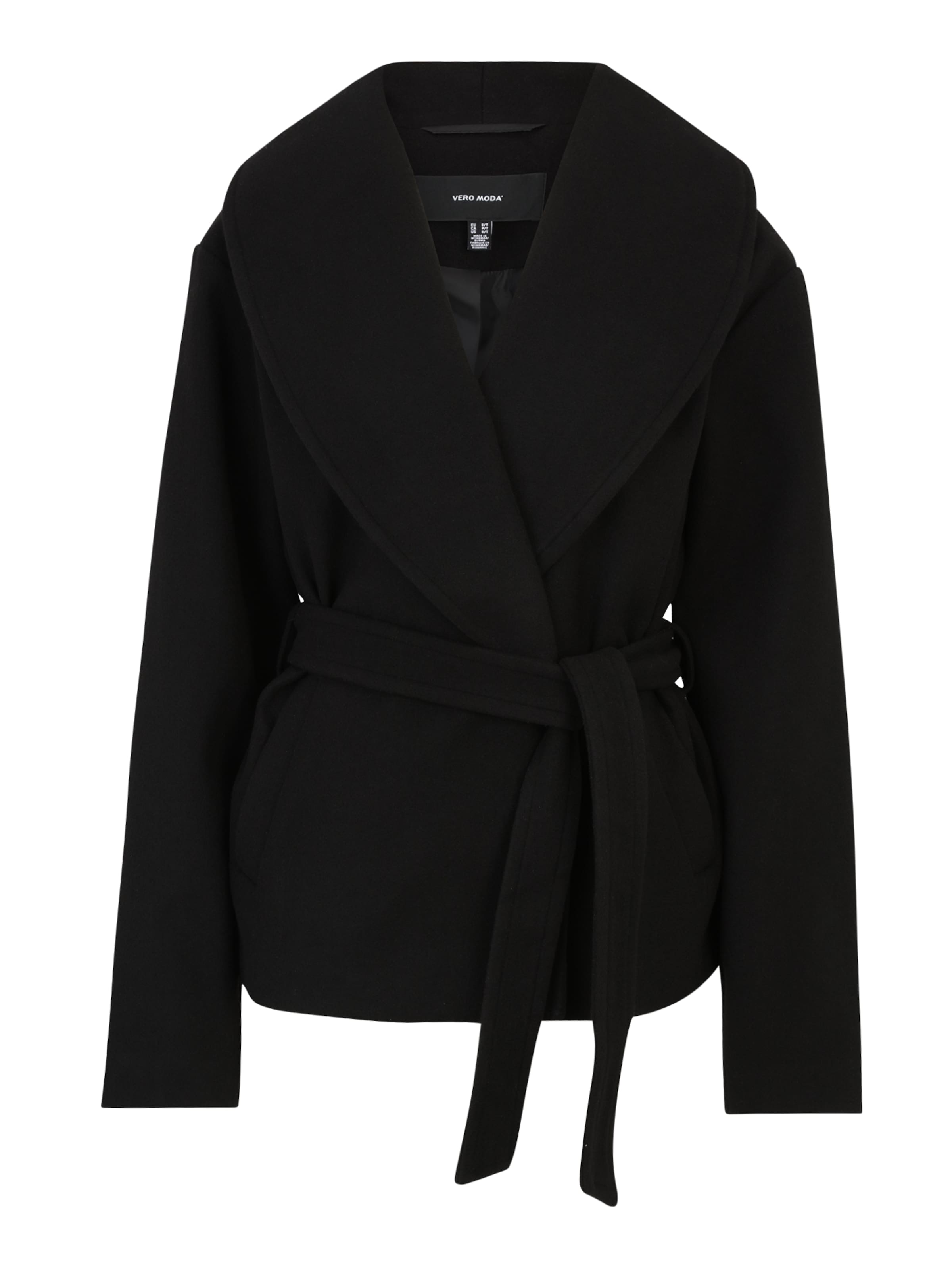Vero Moda Tall - Chaqueta de entretiempo 'VMANNE BERGEN' en negro: frente