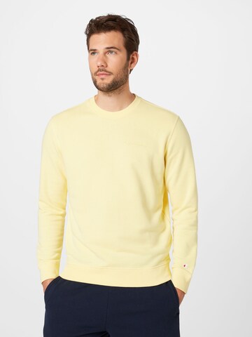 Champion Authentic Athletic Apparel Sweatshirt in Yellow: front