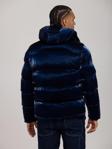 YVZ Denim Winter jacket 'Nebula' in Blue