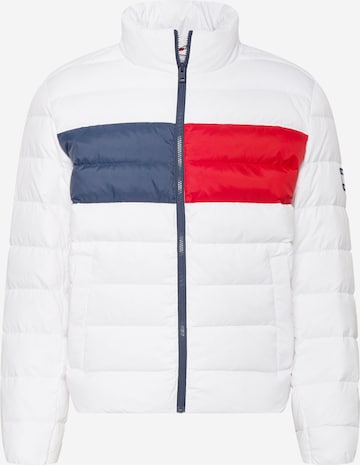 Tommy JeansZimska jakna 'ESSENTIAL' - bijela boja: prednji dio