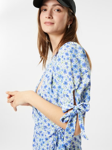 Dorothy Perkins Blouse 'Ditsy' in Blauw
