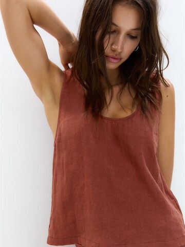 Pull&Bear Blouse in Rood