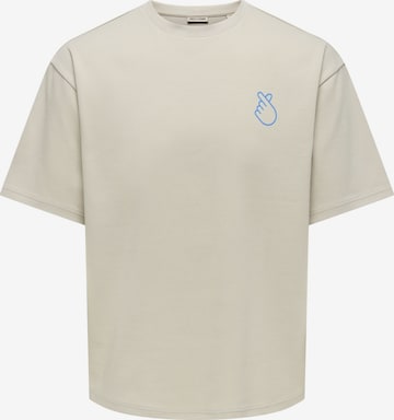 Only & Sons Paita 'ONSCASPIAN AIRFLEX AMORE' värissä harmaa: etupuoli