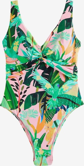 Next Uimapuku värissä vihreä / vaaleanvihreä / roosa / musta, Tuotenäkymä