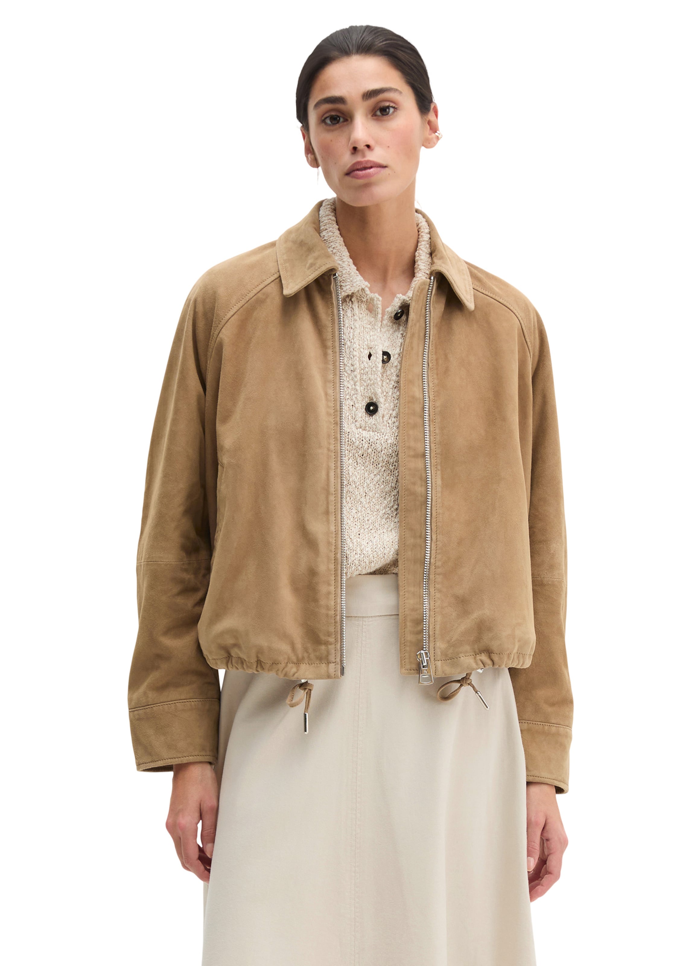 Marc O'Polo Between-Season Jacket in Brown: front