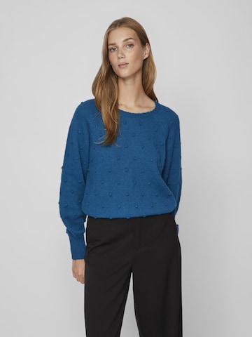 VILA Sweater 'Tuli' in Blue: front