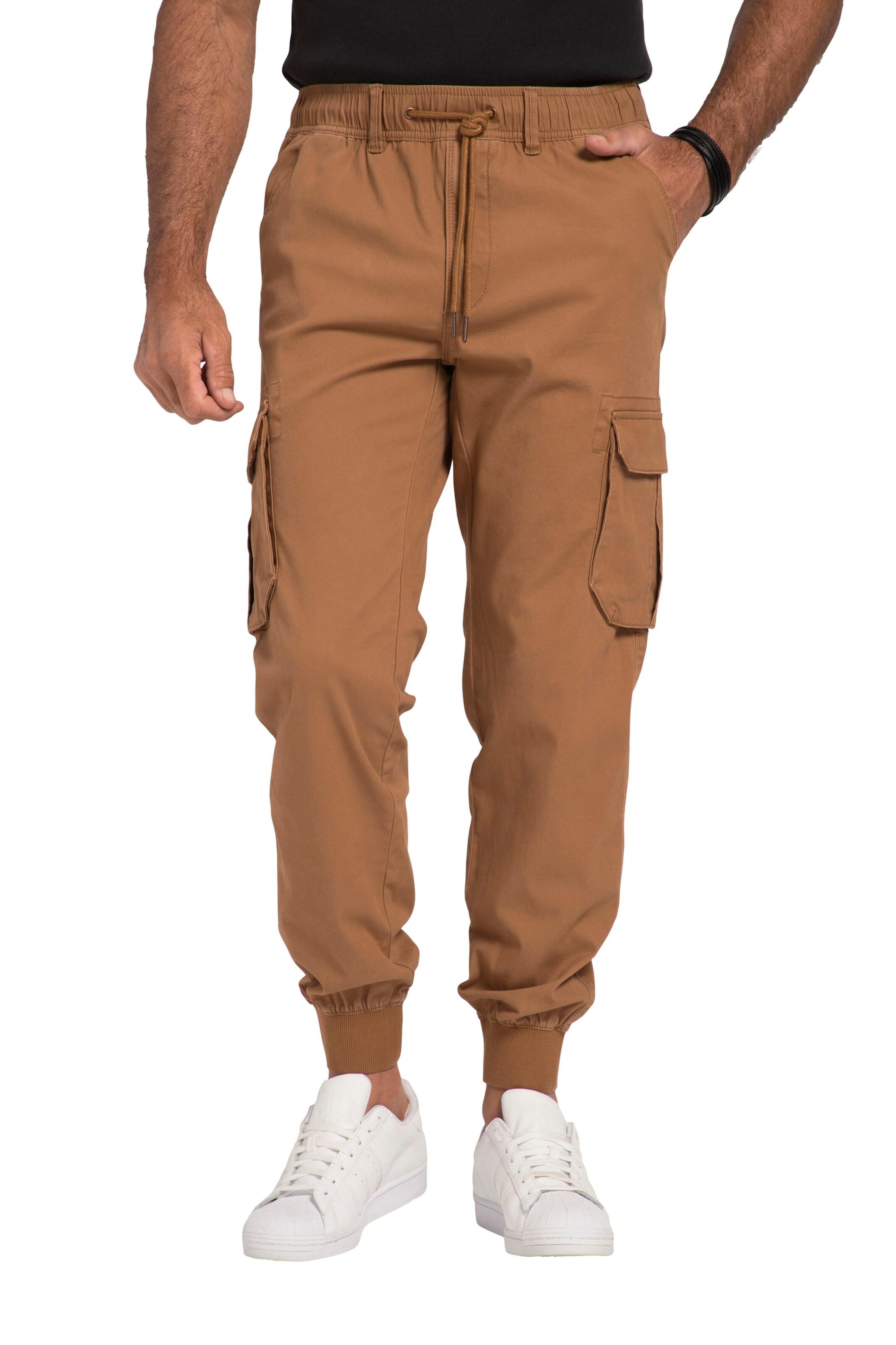 JP1880 Tapered Cargohose in Beige: Vorderseite