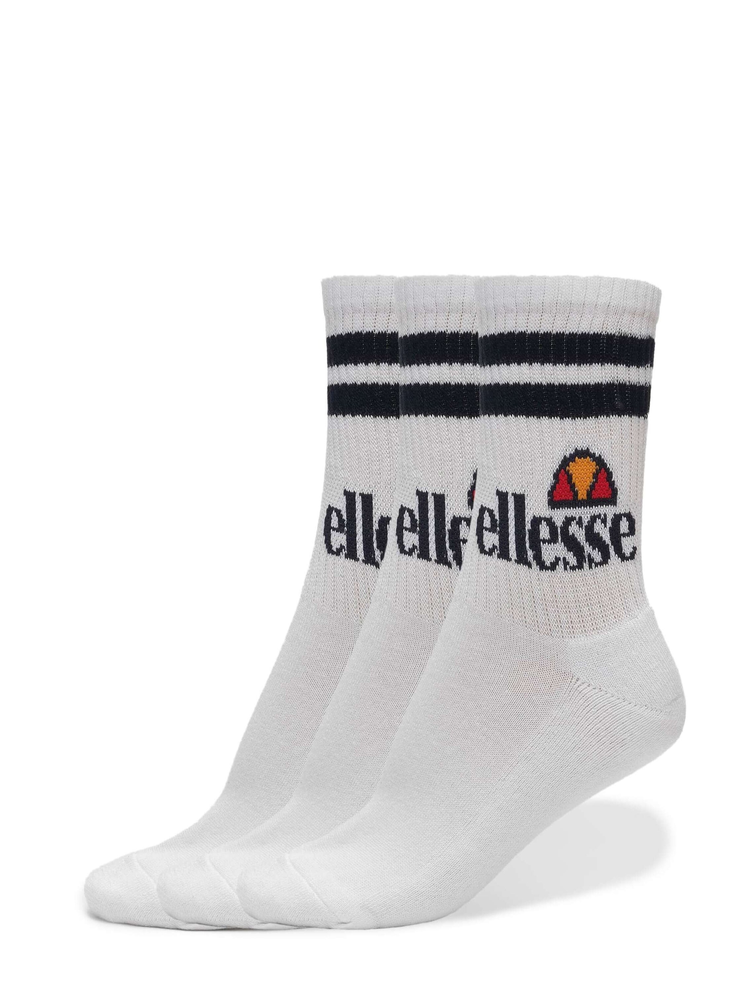 ELLESSE Athletic Socks in White: front