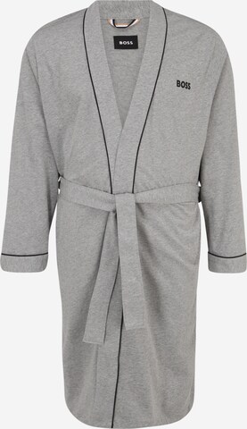 Accappatoio lungo 'Kimono' di BOSS in grigio: frontale
