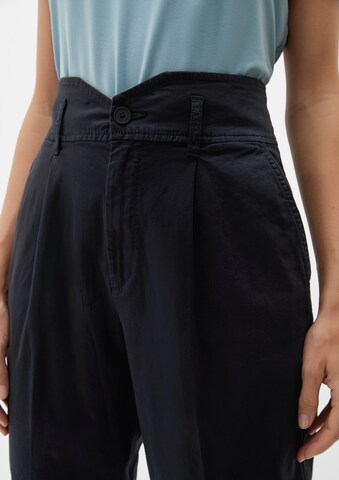 Regular Pantalon à pince s.Oliver en bleu