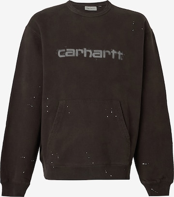 Carhartt WIPSweater majica - crna boja: prednji dio