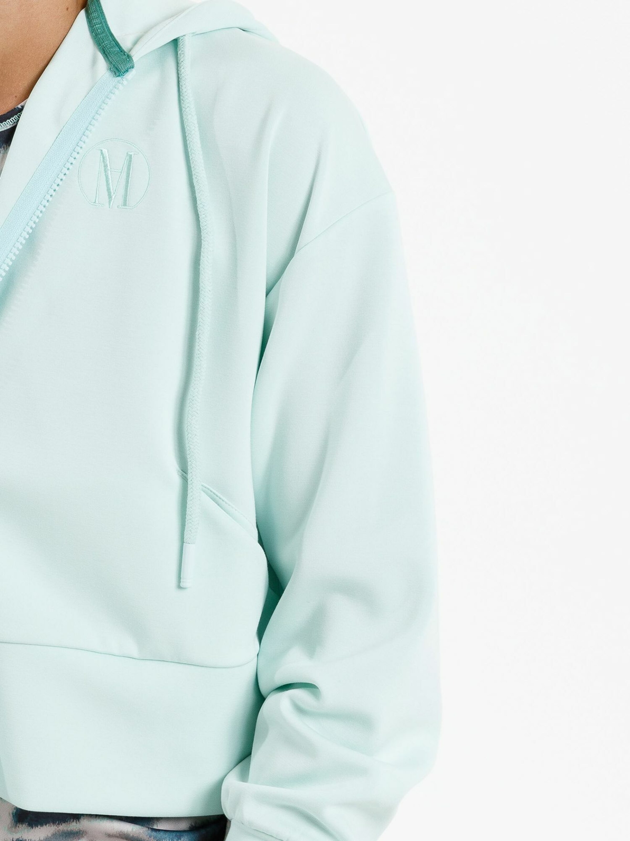 Frauen Große Größen MARC AUREL Sweatjacke in Mint - UQ18286 Frauen Große Größen MARC AUREL Sweatjacke in Mint - UQ18286