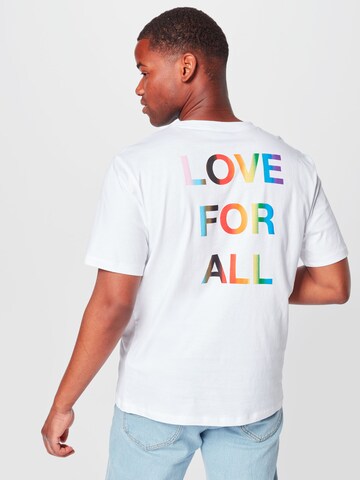 T-Shirt 'TLove' BOSS Orange en blanc