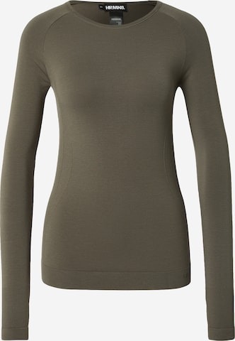 HRMN8Tehnička sportska majica - zelena boja: prednji dio