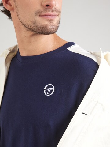 Sergio Tacchini Μπλουζάκι 'CARLO' σε μπλε