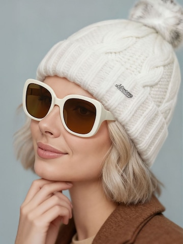 Neverless Mütze 'Caren' in Beige