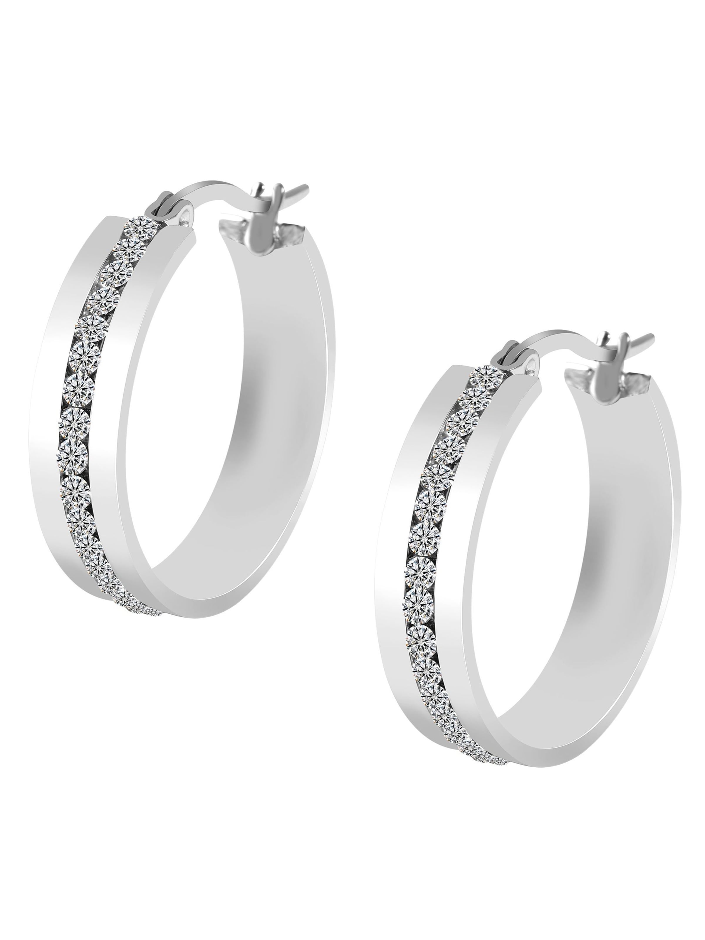 Akzent Earrings 'Abena, silberfarbig, langlebig' in Silver
