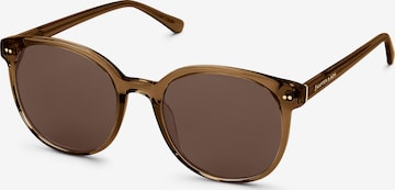 Kapten & Son - Gafas de sol 'Nairobi Transparent Caramel Brown' en marrón: frente