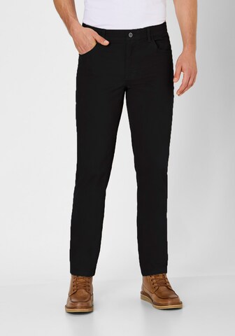 REDPOINT Regular Pants 'Milton' in Black: front