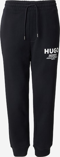 HUGO Hlače 'Nevez' u crna / bijela, Pregled proizvoda
