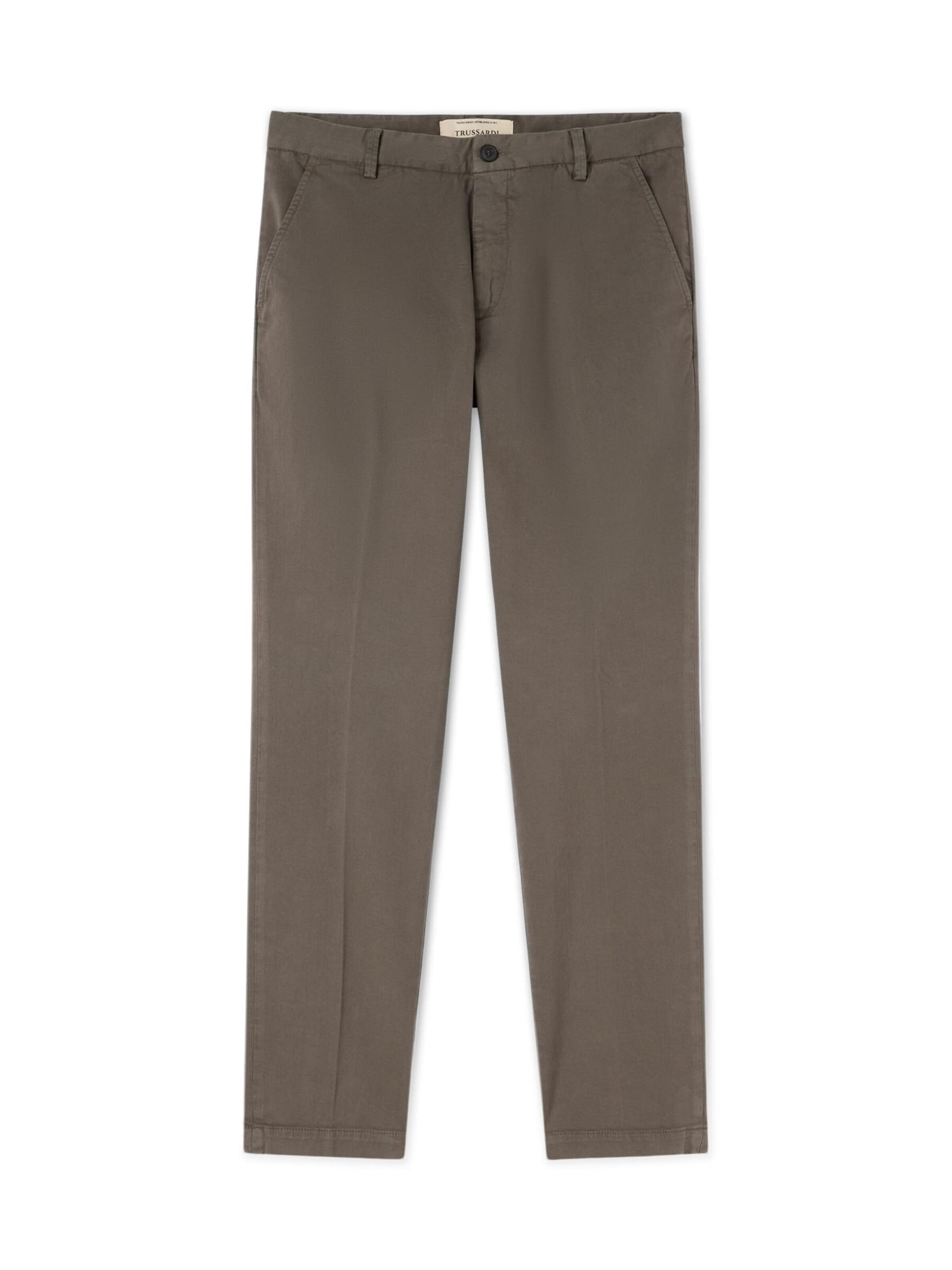 Trussardi Broek in Groen: voorkant