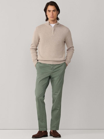 Hackett London Slimfit Pantalon 'Kensington' in Groen