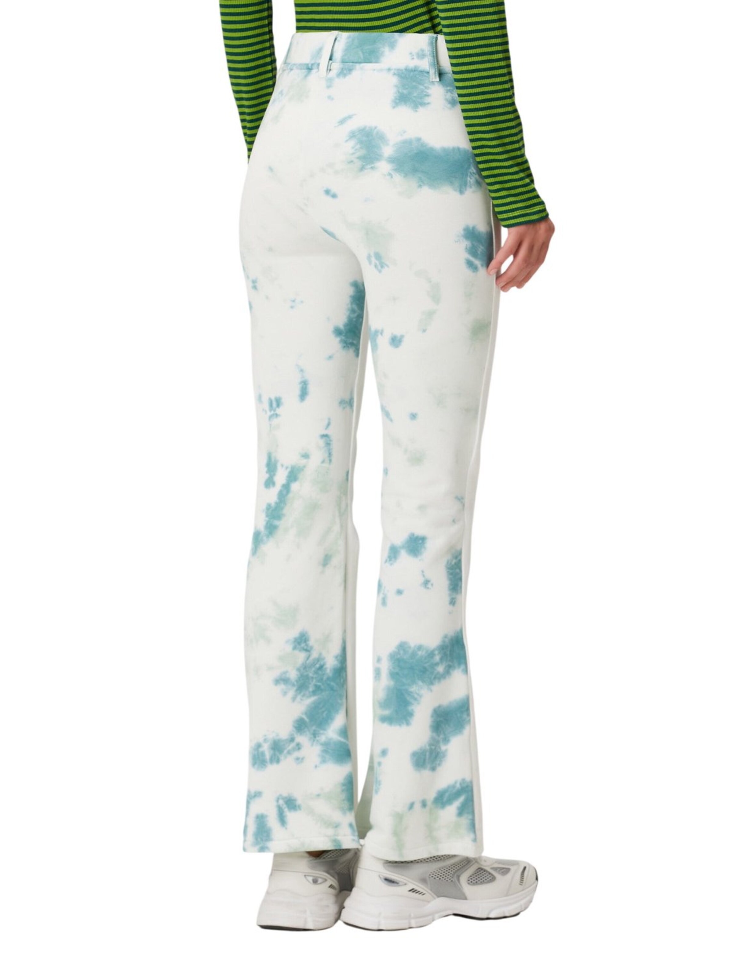 BASSIGUE Flared Pants in White