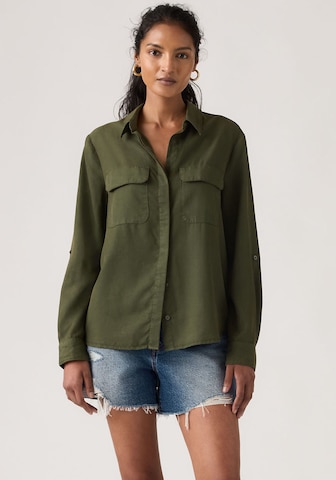LEVI'S ® Bluse in Grün: Vorderseite
