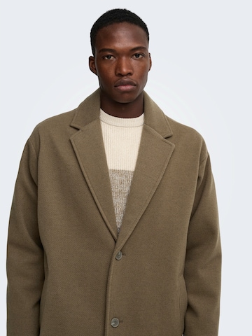 Only & Sons - Abrigo de entretiempo 'ONSSTANLEY' en marrón