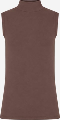 Evoni Top in Braun: Vorderseite